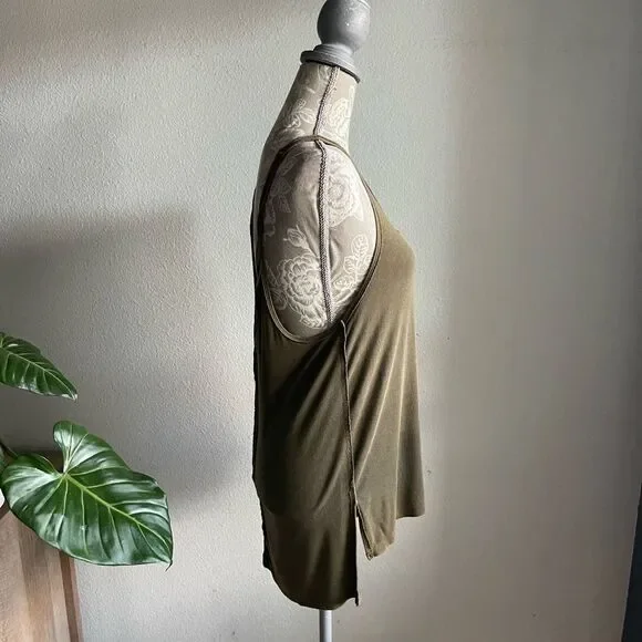 Free People Olive Green Tank Top - Picture 5 of 10